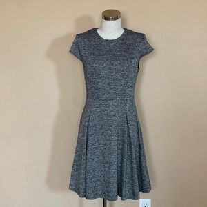 Lightly worn H&M for and flare dress with zipper Can be dressed up or down.